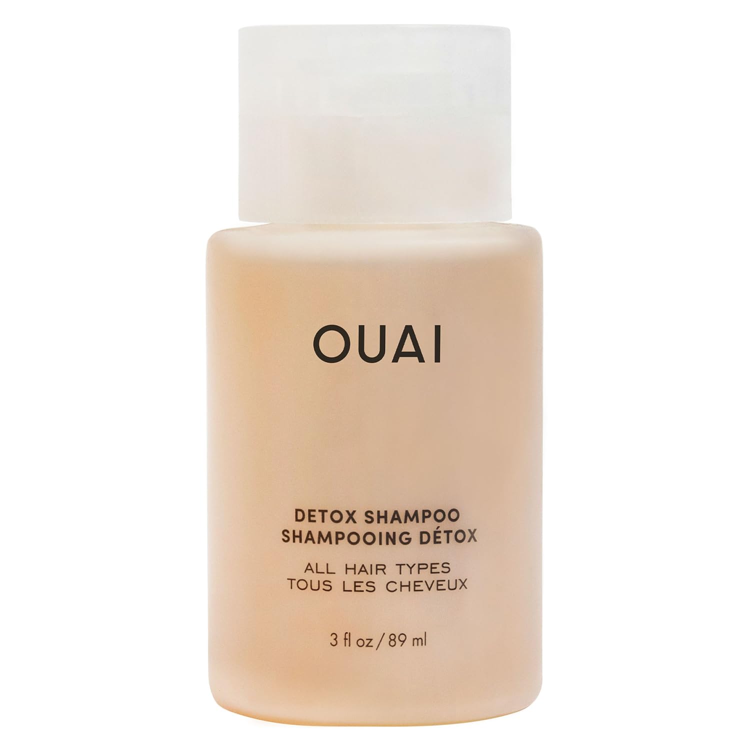 OUAI Detox Shampoo - Clarifying Shampoo for Build Up, Dirt, Oil, Product and Hard Water - Apple Cider Vinegar & Keratin for Clean, Refreshed Hair - Sulfate-Free Hair Care (10 oz)