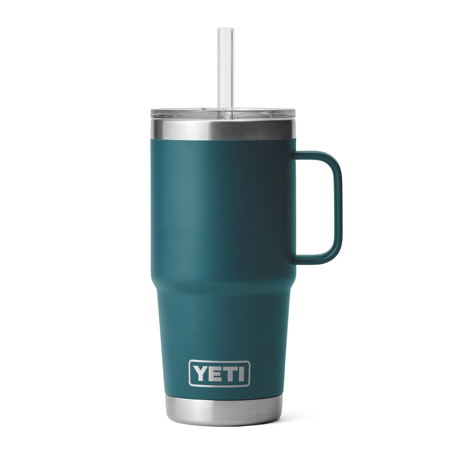 YETI Rambler Tumbler with Handle and Straw Lid, Vacuum Insulated Travel Mug, Stainless Steel