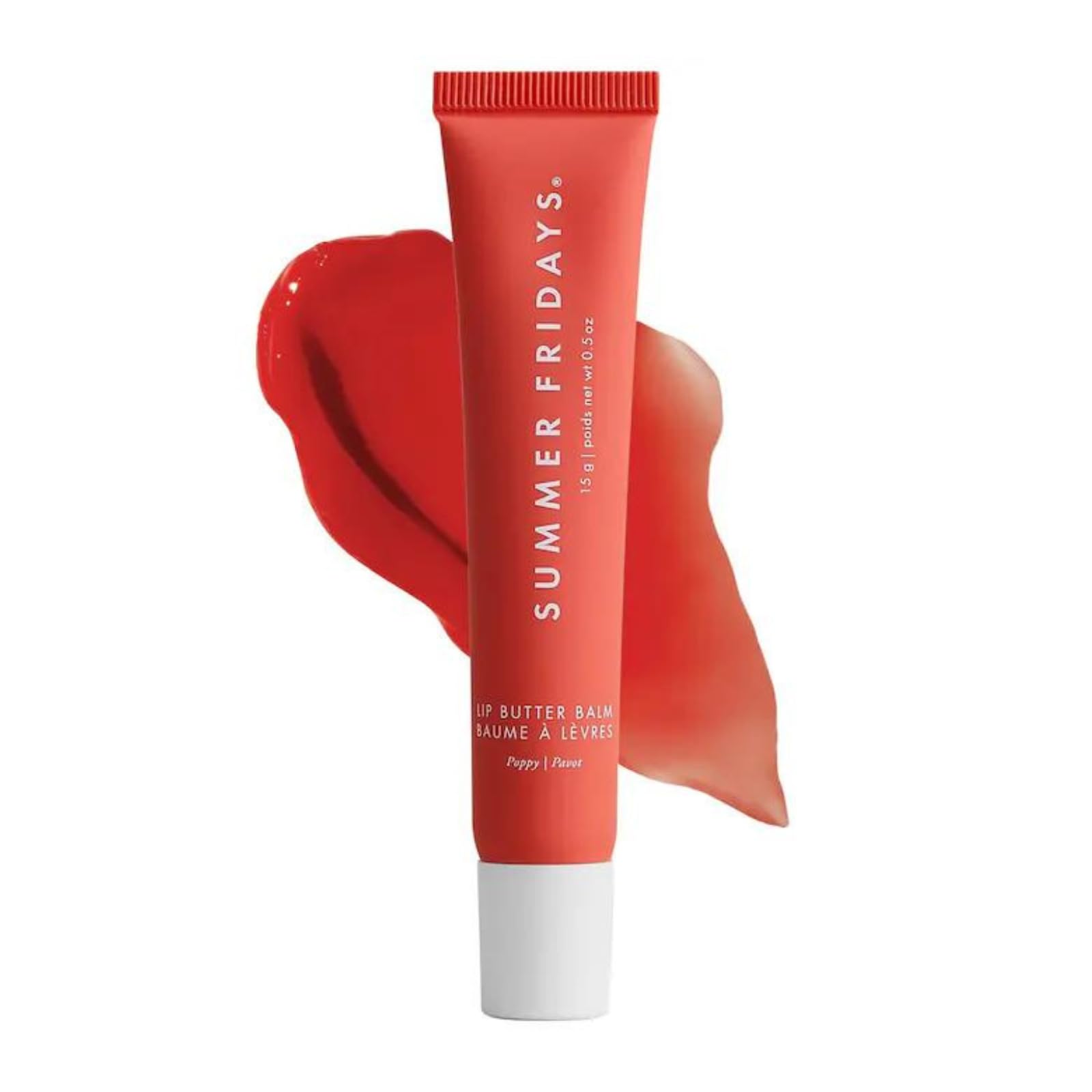 Summer Fridays Lip Butter Balm - Conditioning Lip Mask and Lip Balm for Instant Moisture, Shine and Hydration - Sheer-Tinted, Soothing Lip Care - Vanilla Beige (.5 Oz)