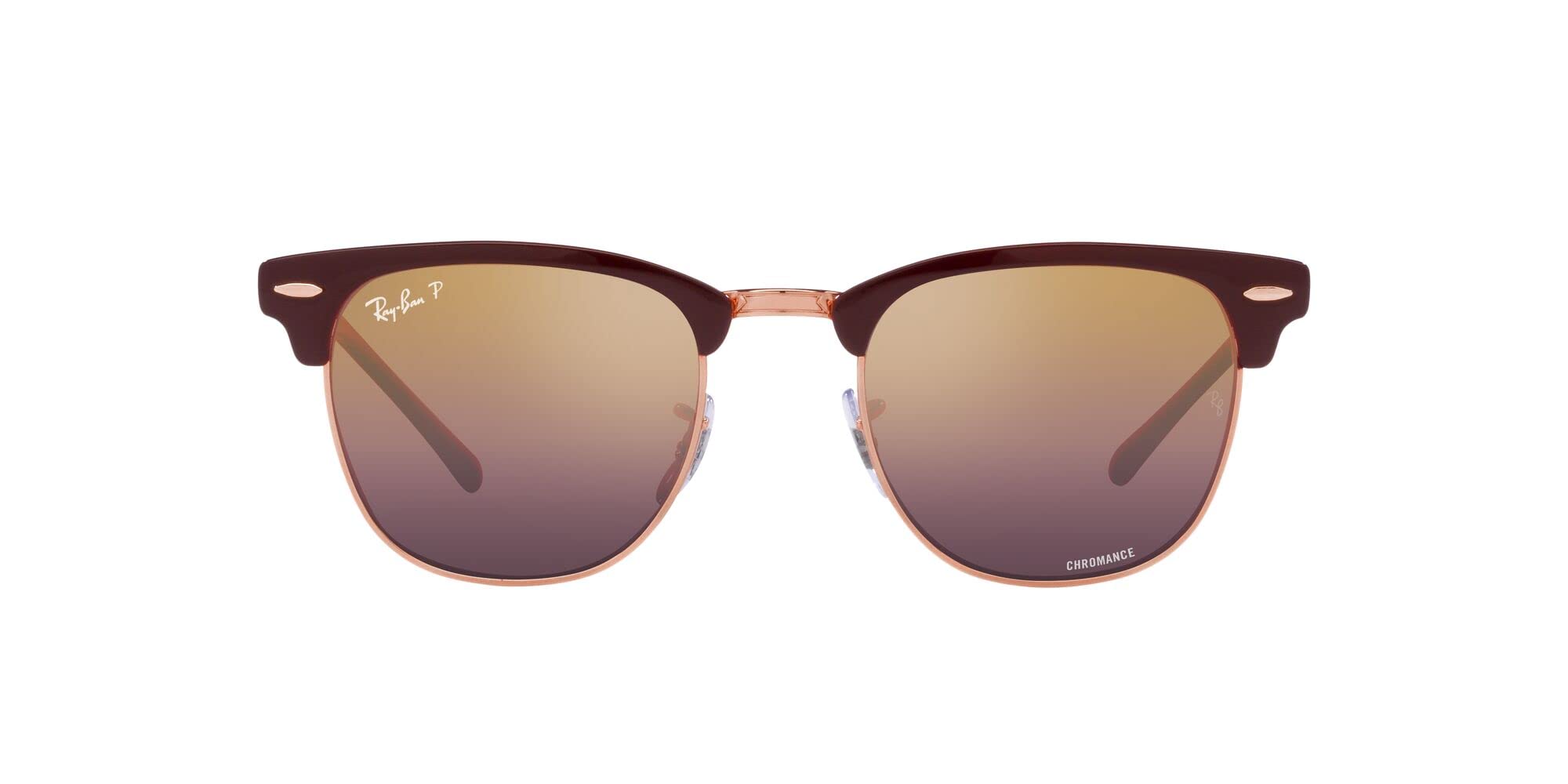 Ray-Ban RB3716 Clubmaster Metal Square Sunglasses