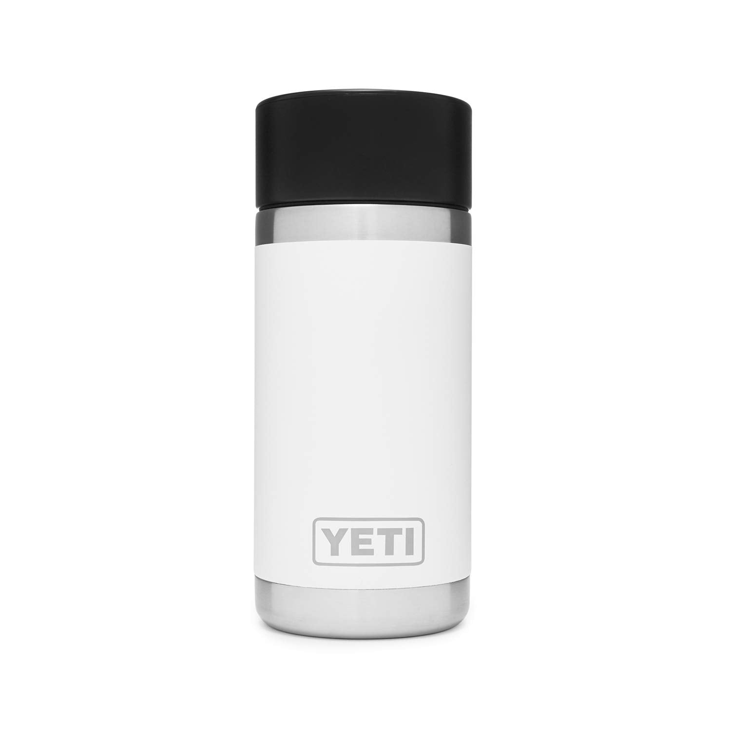 YETI Rambler 12 oz Bottle, Stainless Steel, Vacuum Insulated, with Hot Shot Cap