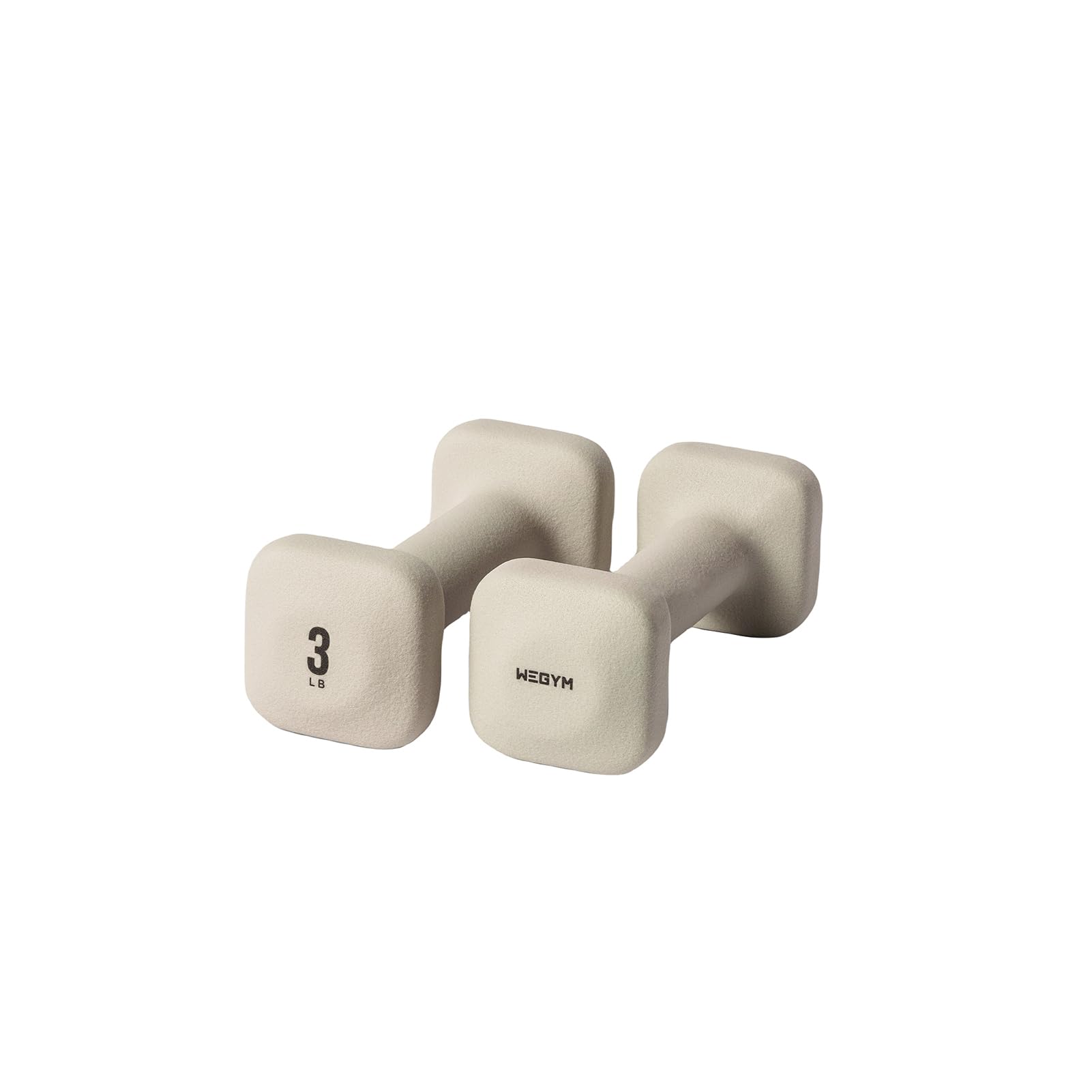 WeGym SafeGrip Dumbbells, Anti-Slip, Anti-Roll, Thick Handles, Free Weights, Square Dumbbells for Secure Workouts at Home, Weightlifting, and Personal Training