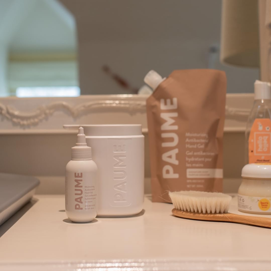 PAUME Signature Pump for Hand Sanitizer, Placed in Kitchen, Nursery, or Bathroom, Stylish, Modern