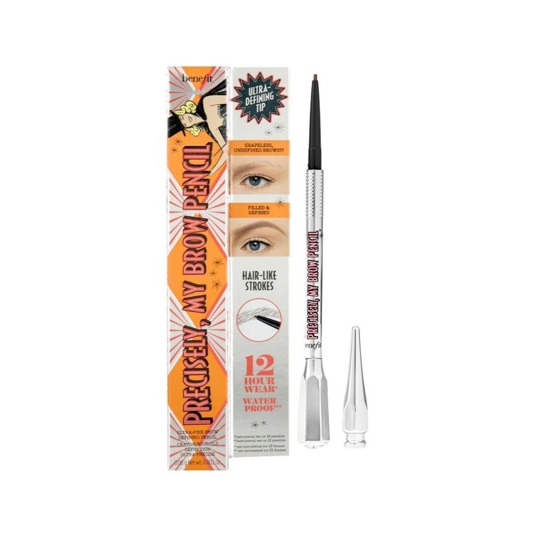 Benefit Precisely My Brow Pencil Ultra Fine Brow Defining, No. 4, Medium, 0.002 Ounce
