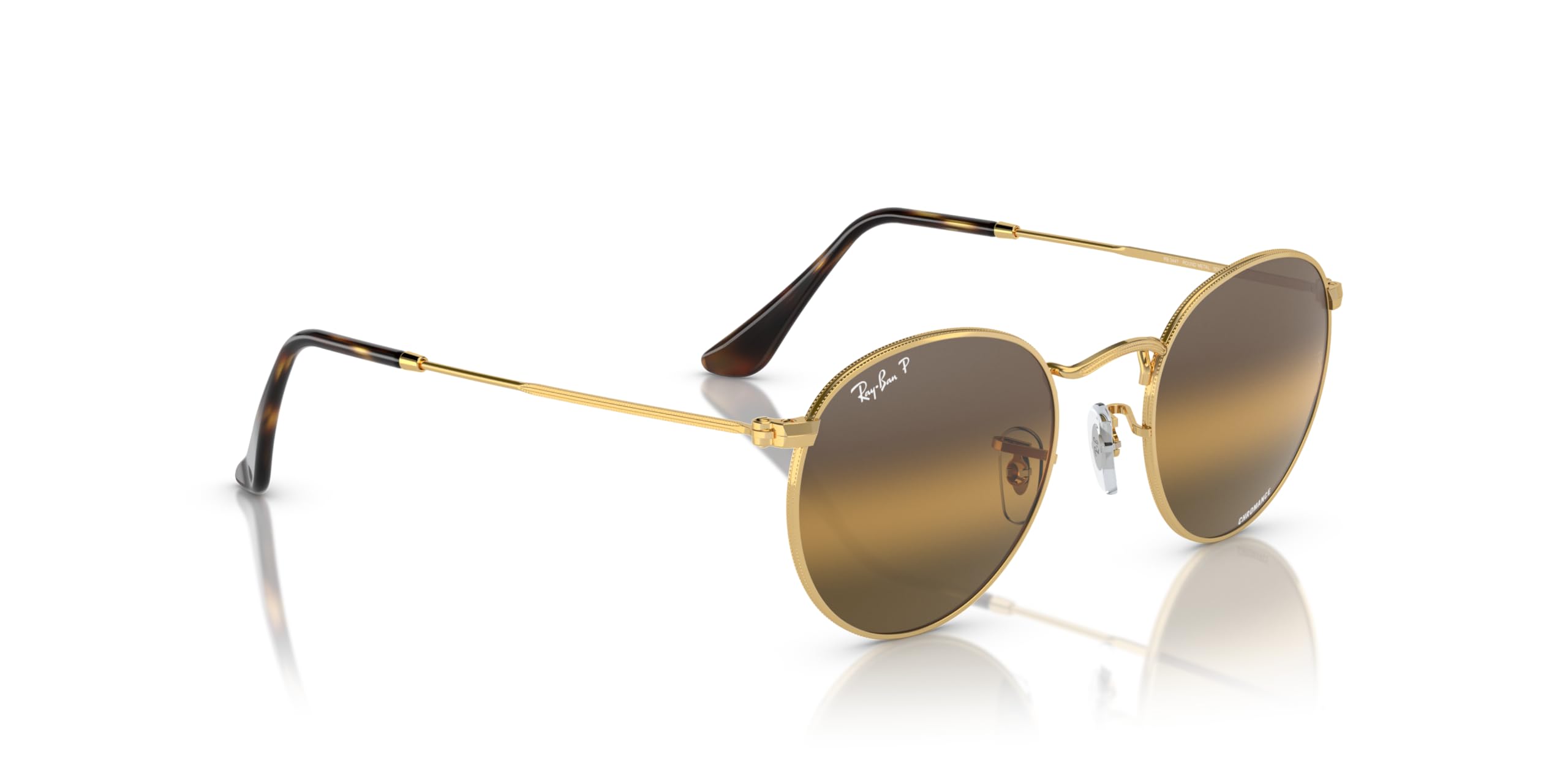 Ray-Ban RB3447 Round Metal Sunglasses