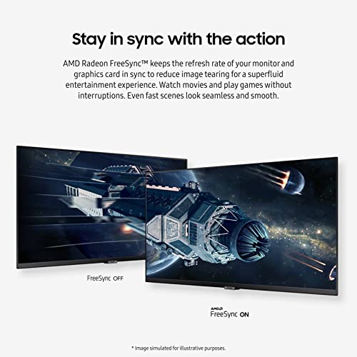SAMSUNG 34-Inch ViewFinity S65TC Series Ultra-WQHD 1000R Curved Computer Monitor, HDR10, 100Hz, AMD FreeSync, Thunderbolt 4, Height Adjustable Stand, Built-in Speakers, Eye Care, LS34C650TANXGO, 2024