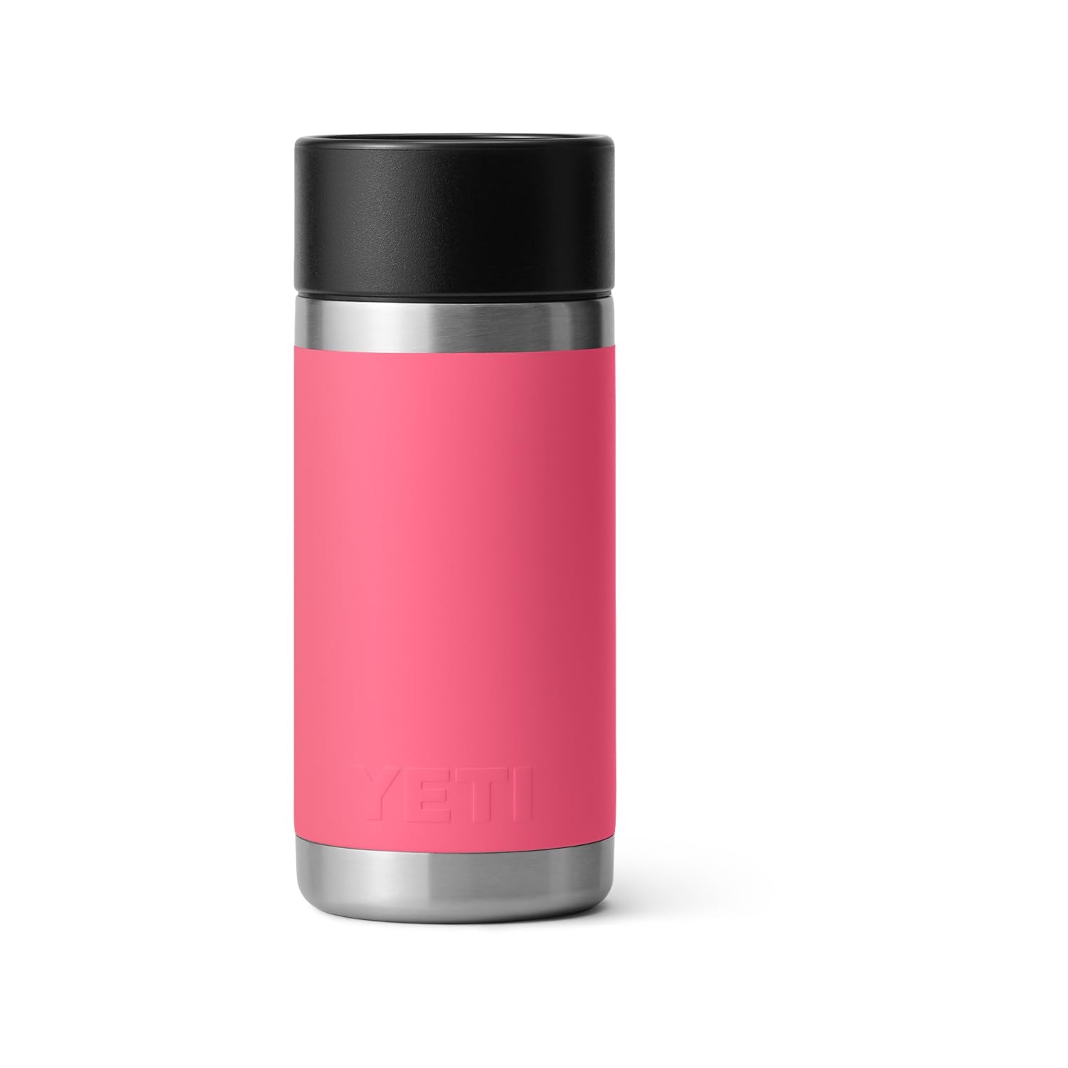 YETI Rambler 12 oz Bottle, Stainless Steel, Vacuum Insulated, with Hot Shot Cap