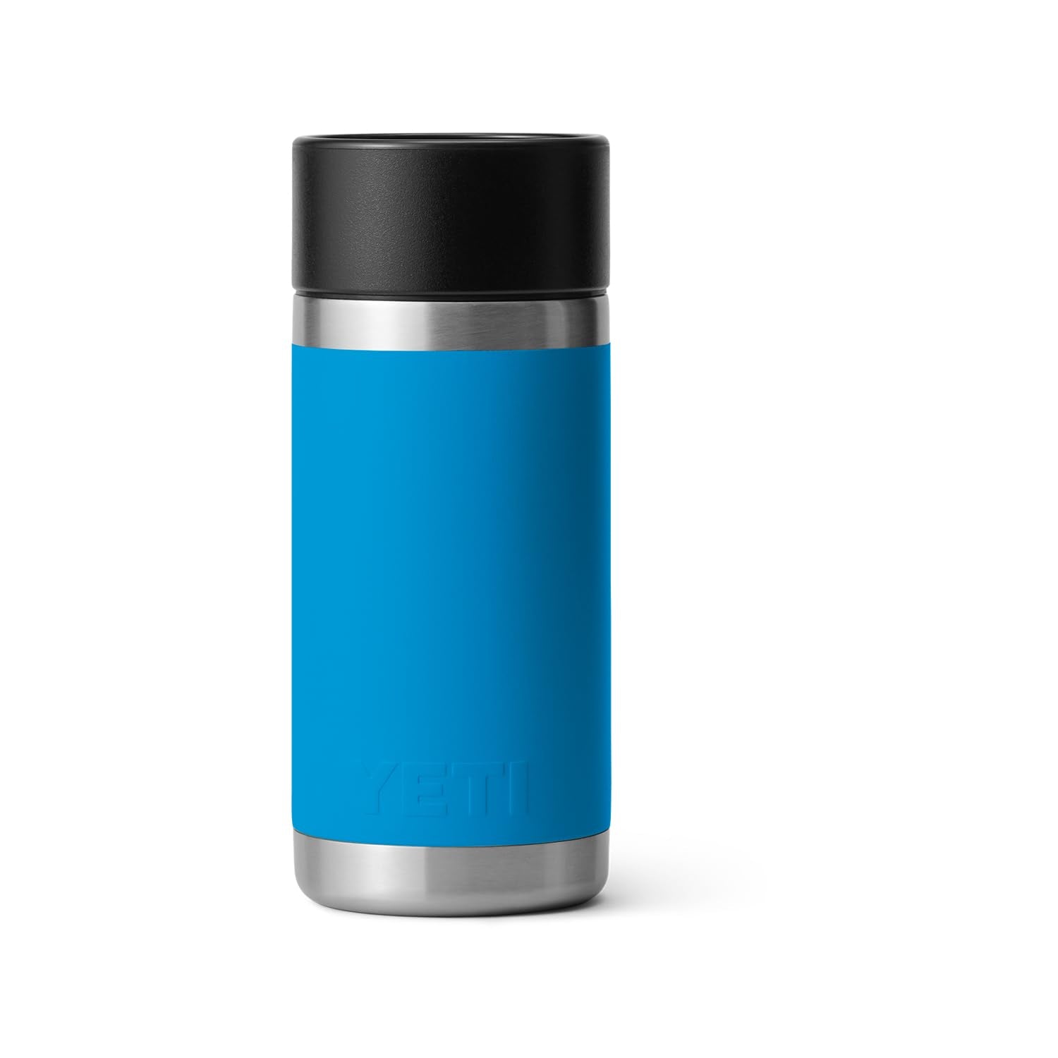 YETI Rambler 12 oz Bottle, Stainless Steel, Vacuum Insulated, with Hot Shot Cap