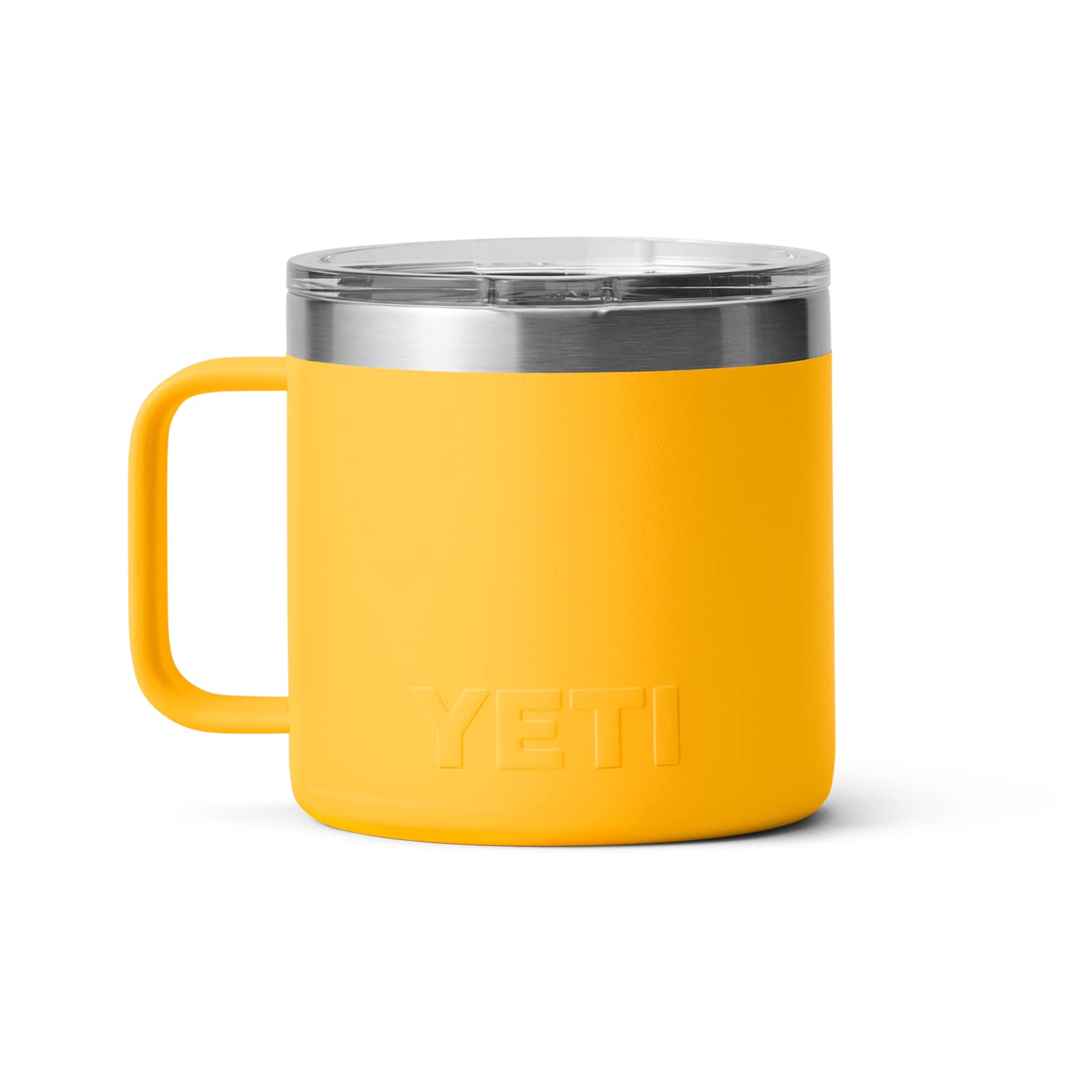 YETI Rambler 14 oz Mug, Vacuum Insulated, Stainless Steel with MagSlider Lid, Stainless