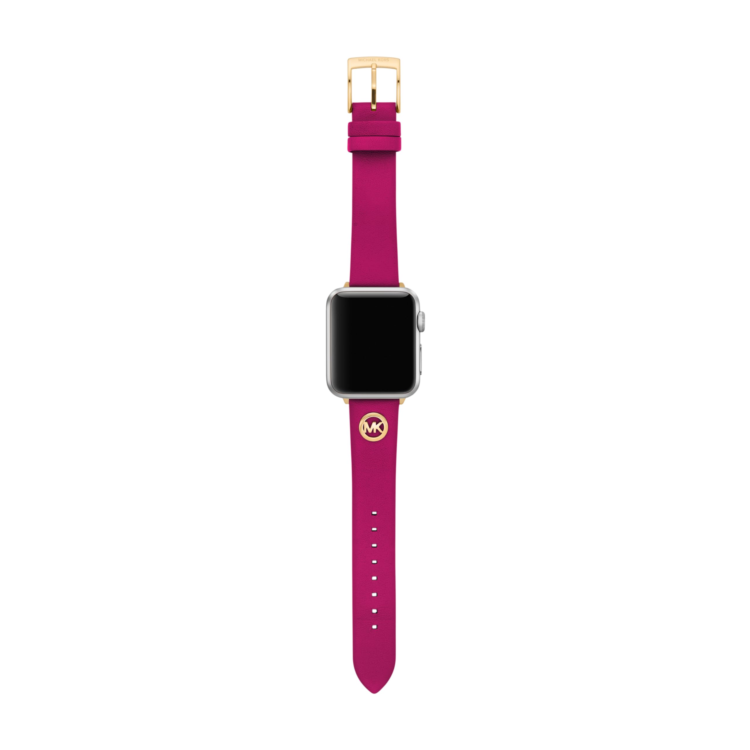 Michael Kors Band for Apple Watch; Silicone or Leather Smart Watch Bands for Women; Compatible with Apple Watch 38mm, 40mm, 41mm
