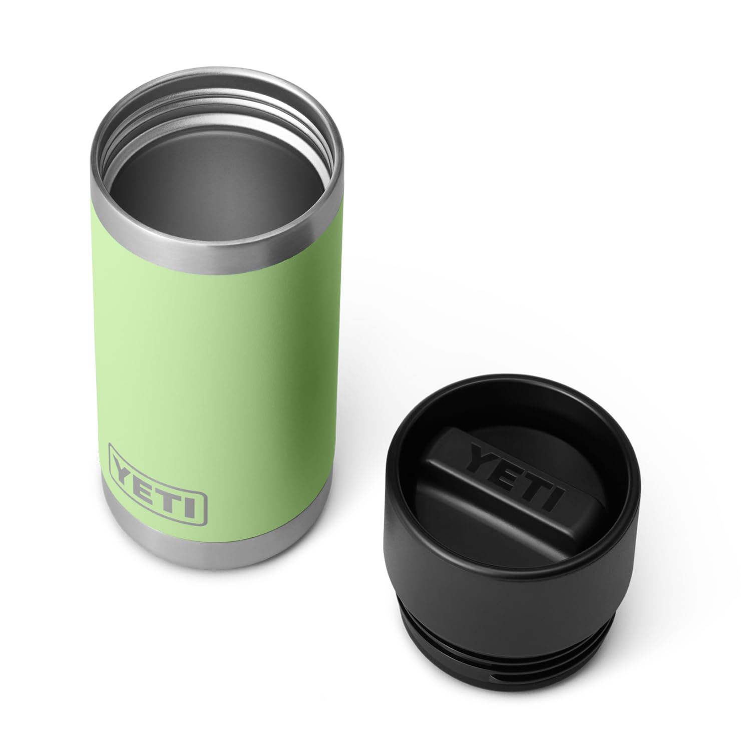 YETI Rambler 12 oz Bottle, Stainless Steel, Vacuum Insulated, with Hot Shot Cap