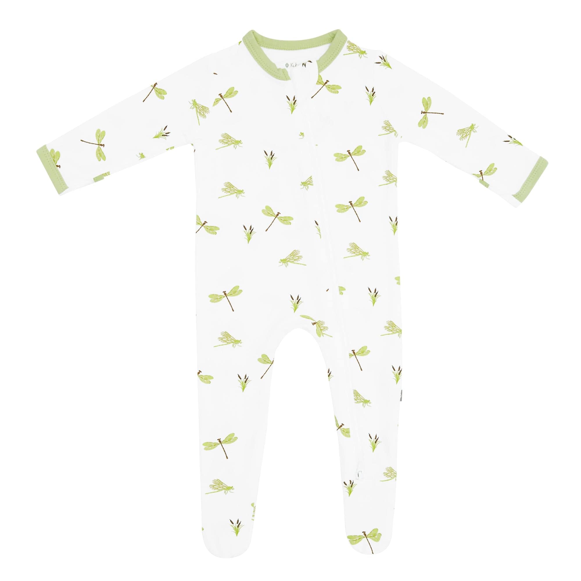 KYTE BABY Unisex Zipper Closure Footies, Rayon Made From Bamboo, 0-24 Months