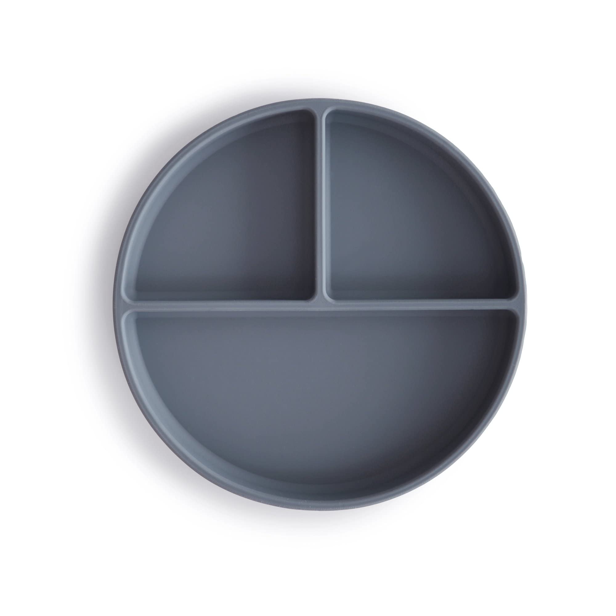 mushie Silicone Suction Plate | BPA-Free Non-Slip Design (Ivory)