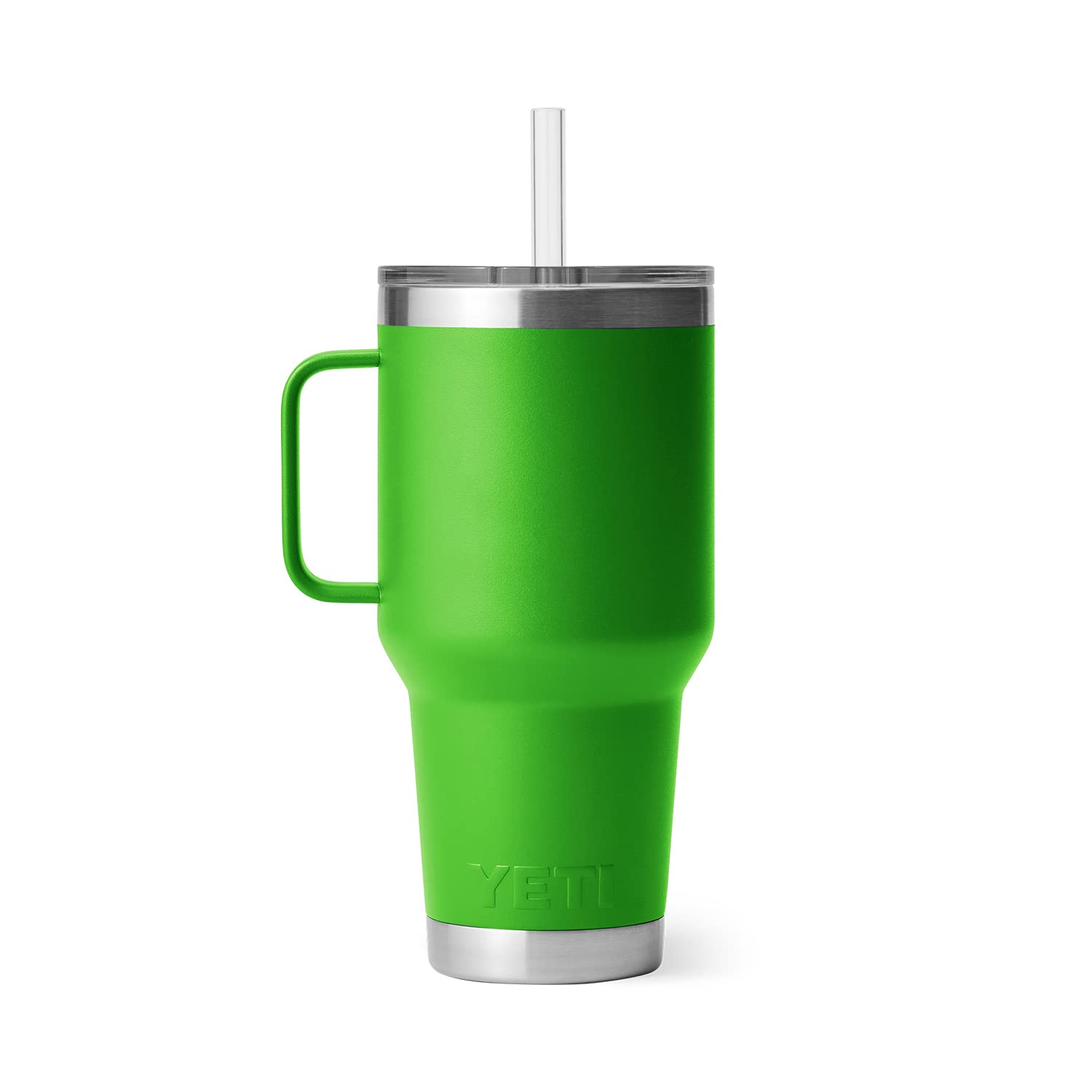 YETI Rambler Tumbler with Handle and Straw Lid, Vacuum Insulated Travel Mug, Stainless Steel