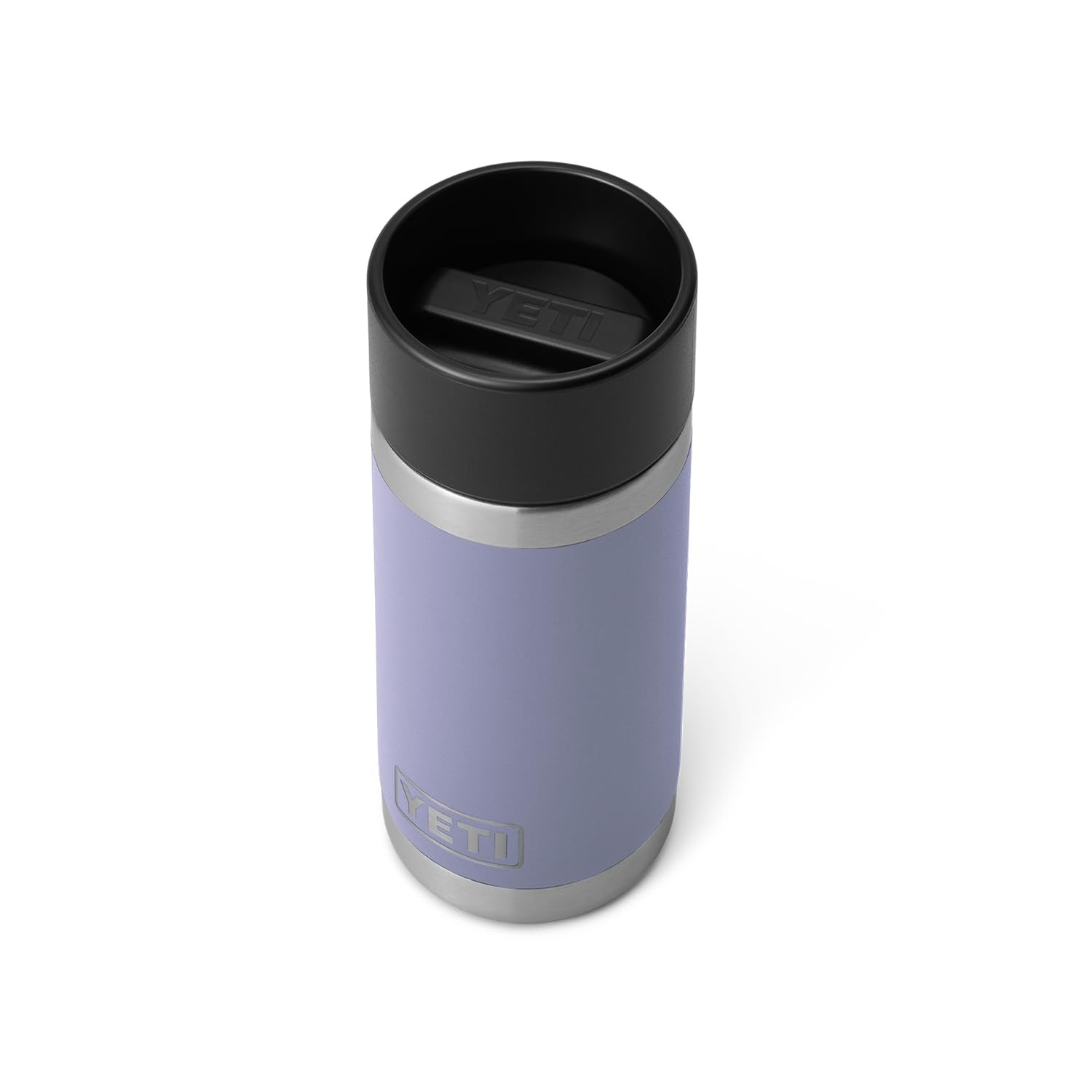 YETI Rambler 12 oz Bottle, Stainless Steel, Vacuum Insulated, with Hot Shot Cap