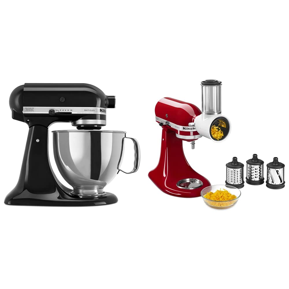 KitchenAid Artisan Series 5-Quart Tilt-Head Stand Mixer, Almond Cream, KSM150PSAC