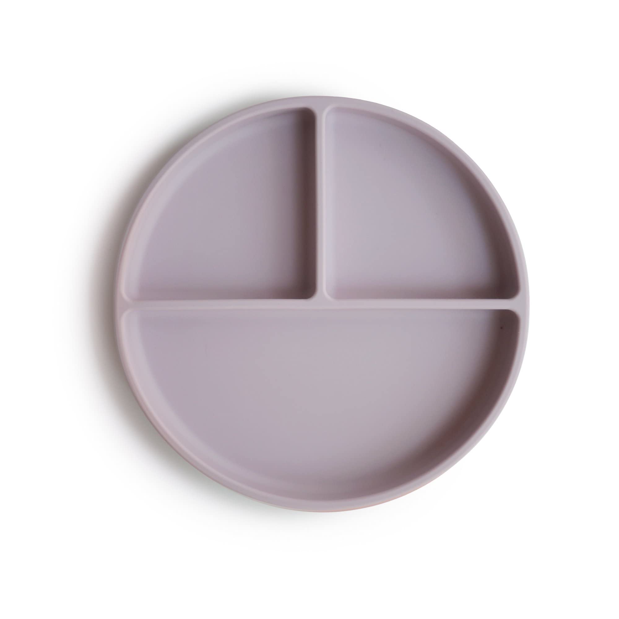 mushie Silicone Suction Plate | BPA-Free Non-Slip Design (Ivory)