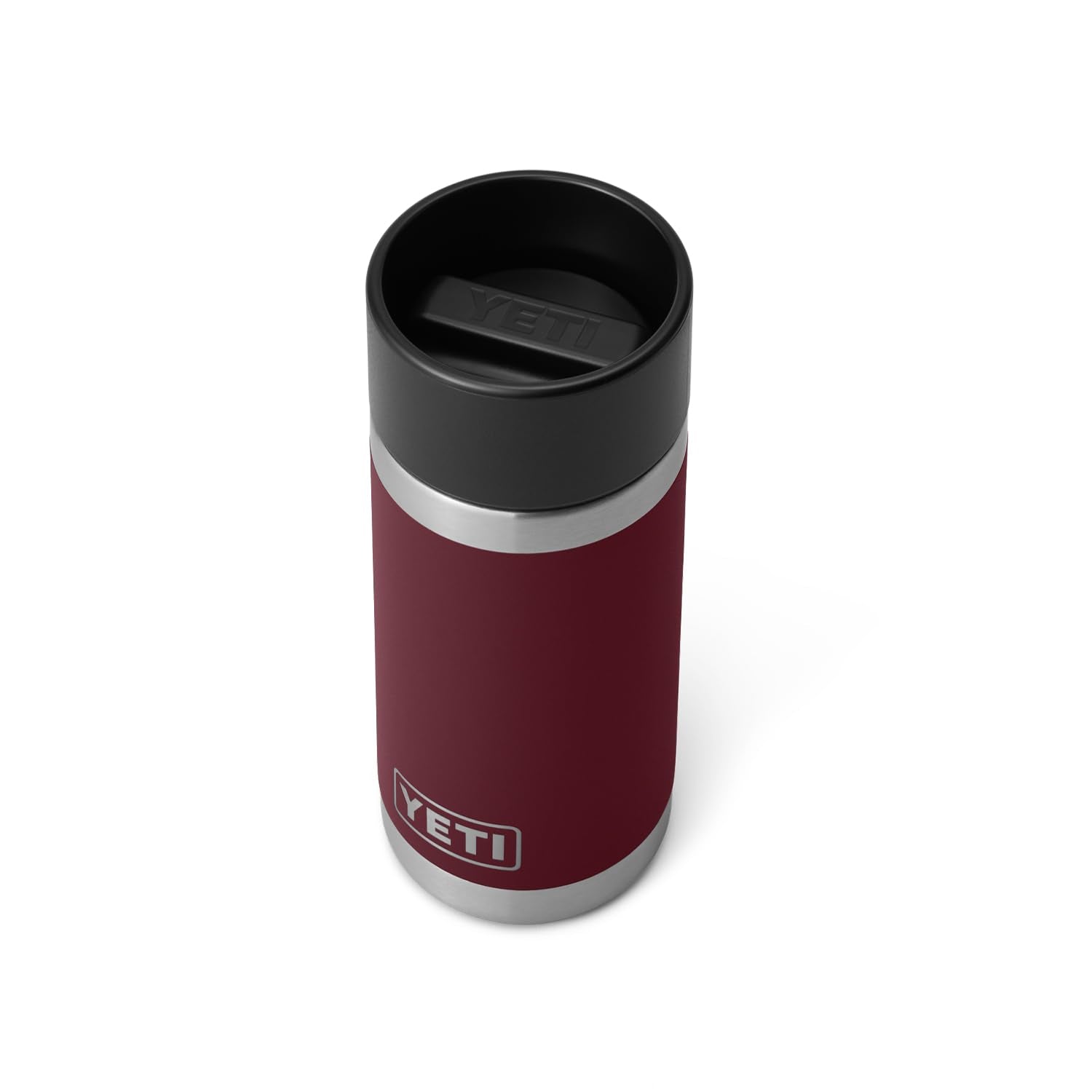 YETI Rambler 12 oz Bottle, Stainless Steel, Vacuum Insulated, with Hot Shot Cap