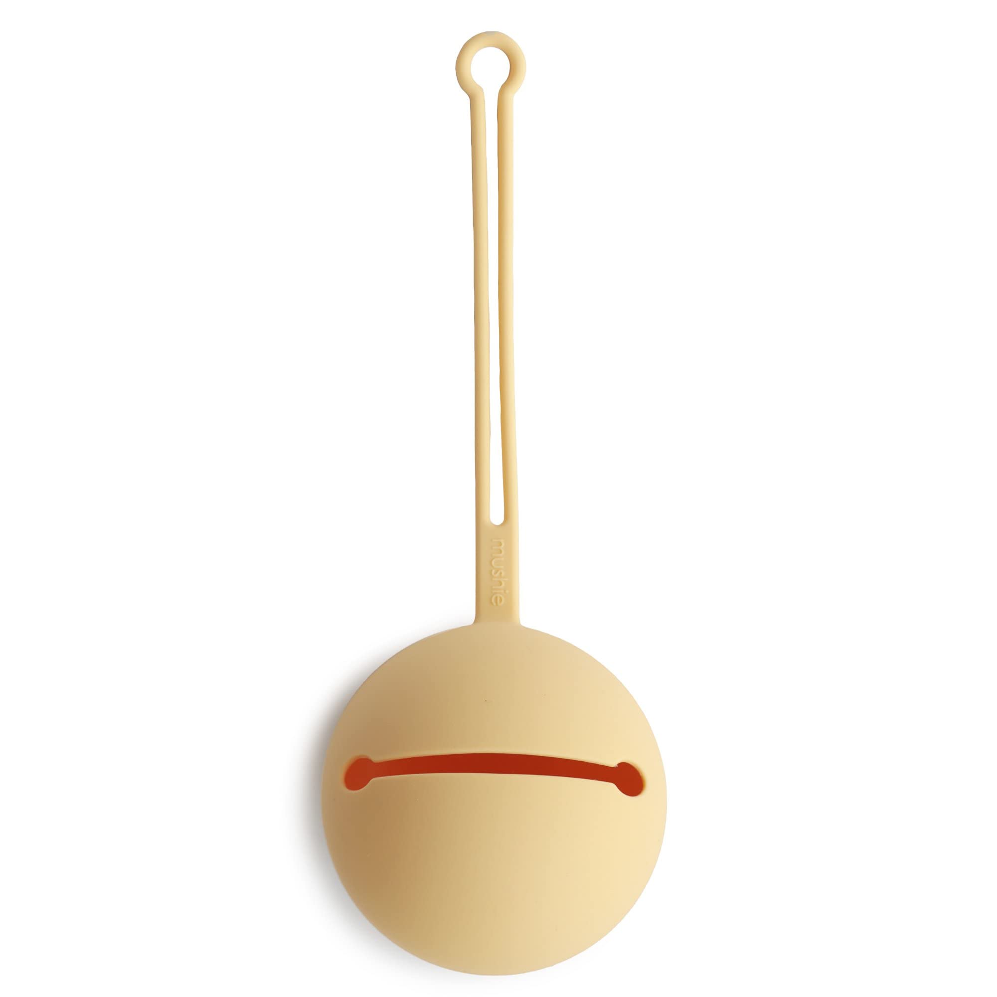 mushie Silicone Pacifier Holder Case (Shifting Sand