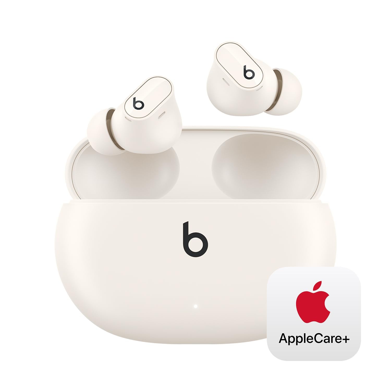 Beats Studio Buds + | True Wireless Noise Cancelling Earbuds, Enhanced Apple & Android Compatibility, Built-in Microphone, Sweat Resistant Bluetooth Headphones, Spatial Audio - Ivory