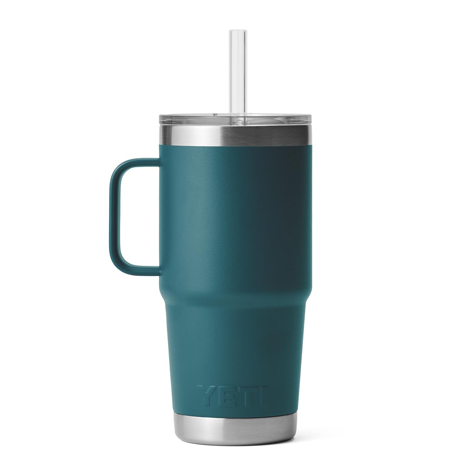 YETI Rambler Tumbler with Handle and Straw Lid, Vacuum Insulated Travel Mug, Stainless Steel
