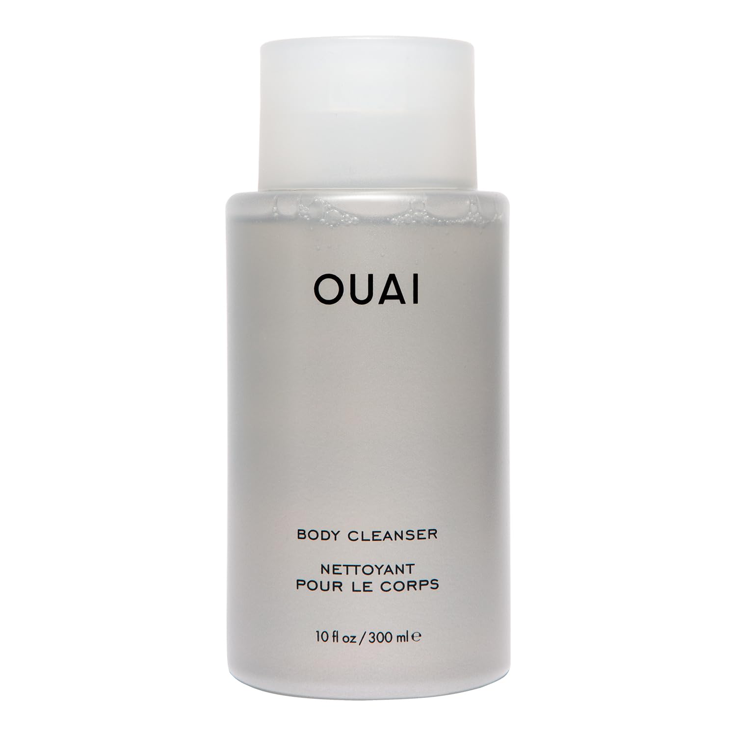 OUAI Body Cleanser, St. Barts - Foaming Body Wash with Jojoba Oil and Rosehip Oil to Hydrate, Nurture, Balance and Soften Skin - Paraben, Phthalate and Sulfate Free Skin Care Products - 10 Oz