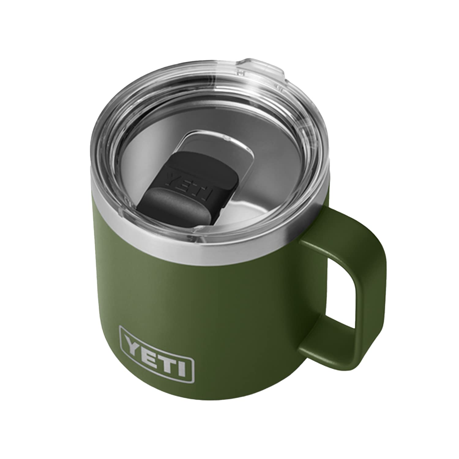 YETI Rambler 14 oz Mug, Vacuum Insulated, Stainless Steel with MagSlider Lid, Stainless