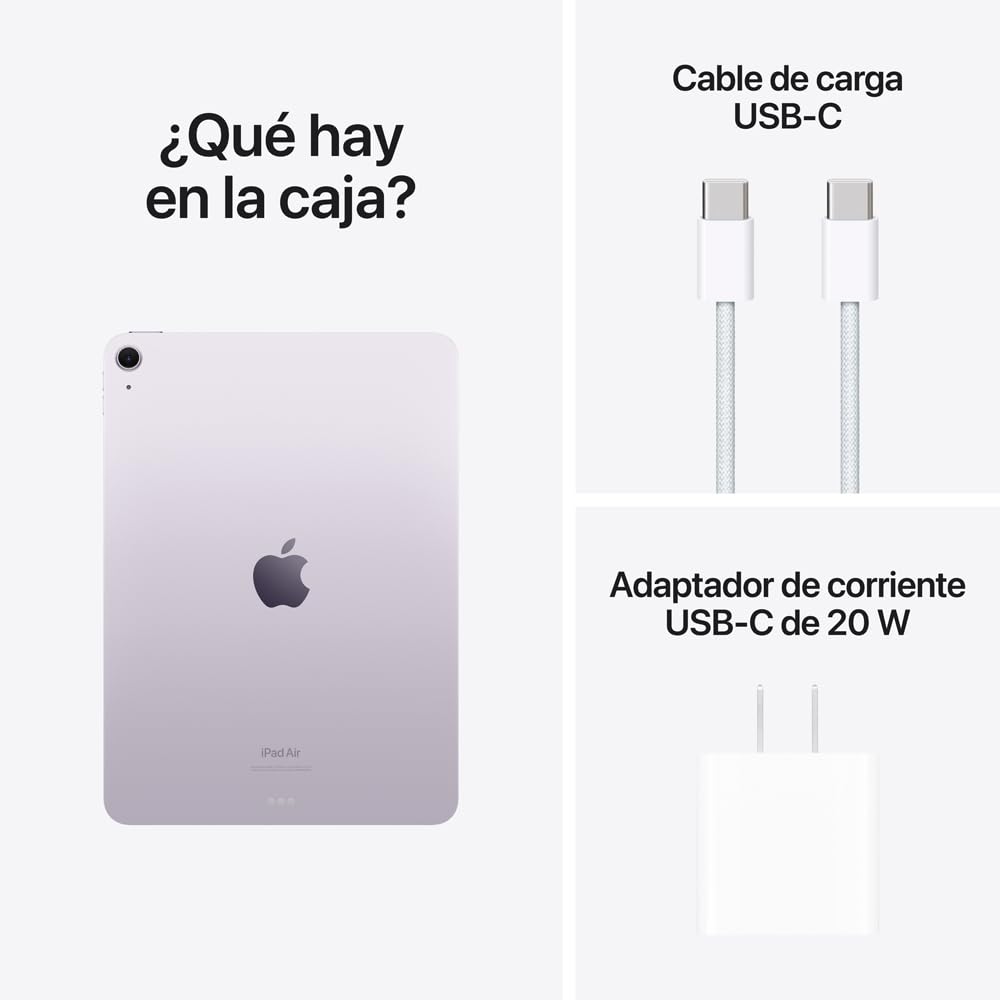 Apple iPad Air 11-inch (M2): Liquid Retina Display, 128 GB, Landscape 12MP Front Camera/12MP Back Camera, Wi-Fi 6E, Touch ID — Blue