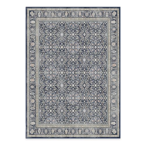 RUGGABLE – Alessia Dark Wood – Machine Washable Area Rug – Pet & Child Friendly – Stain & Water Resistant – Non-Slip – 5&