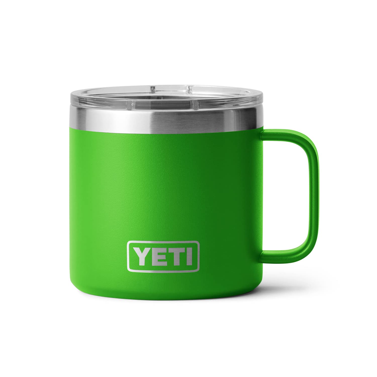 YETI Rambler 14 oz Mug, Vacuum Insulated, Stainless Steel with MagSlider Lid, Stainless
