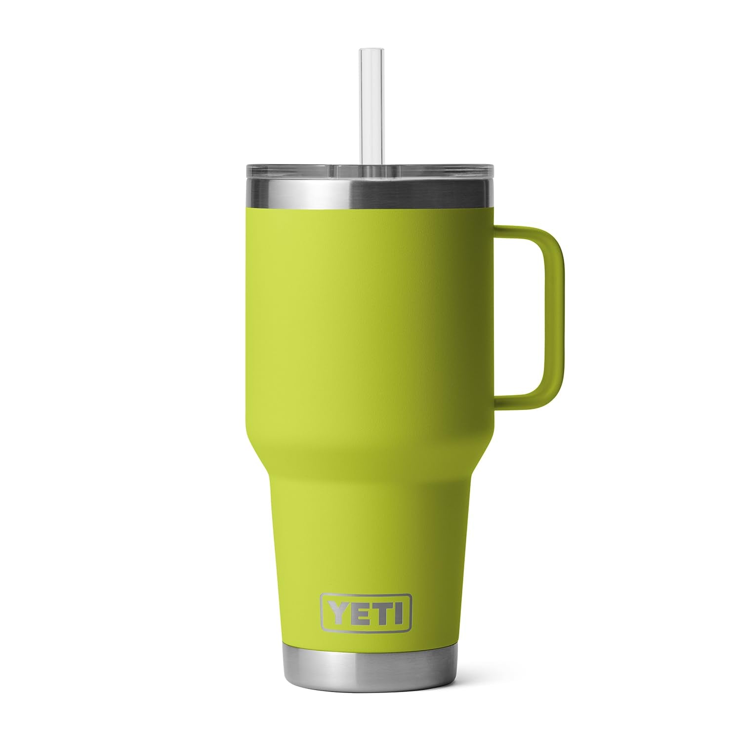 YETI Rambler Tumbler with Handle and Straw Lid, Vacuum Insulated Travel Mug, Stainless Steel