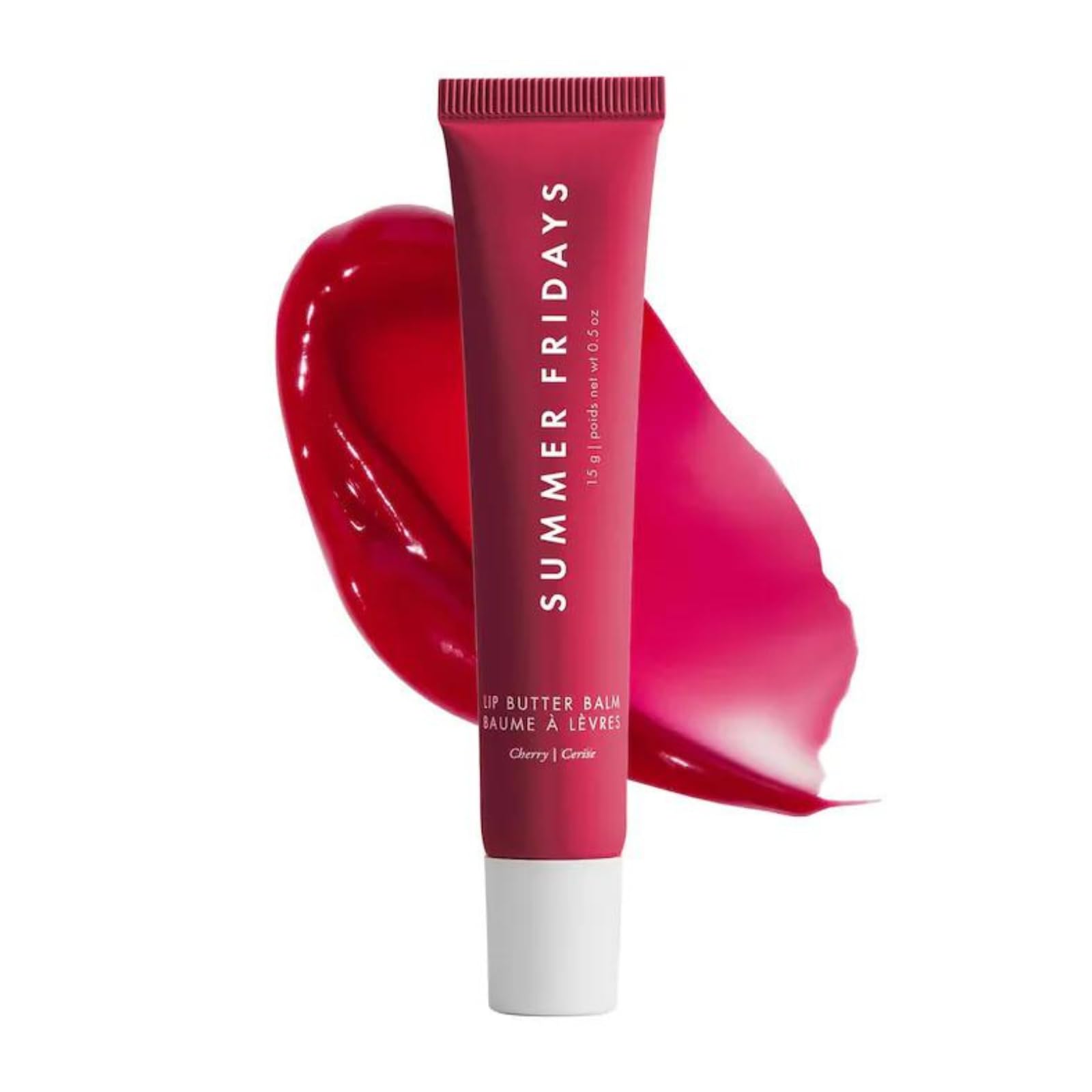 Summer Fridays Lip Butter Balm - Conditioning Lip Mask and Lip Balm for Instant Moisture, Shine and Hydration - Sheer-Tinted, Soothing Lip Care - Vanilla Beige (.5 Oz)