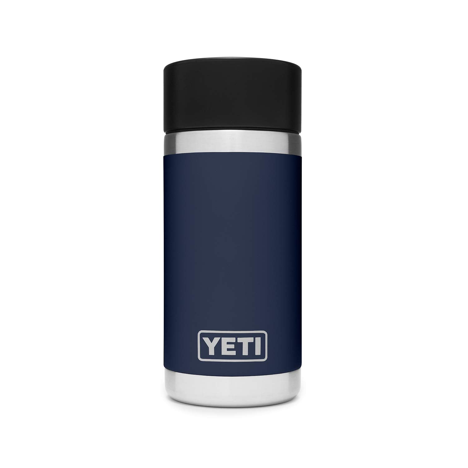 YETI Rambler 12 oz Bottle, Stainless Steel, Vacuum Insulated, with Hot Shot Cap