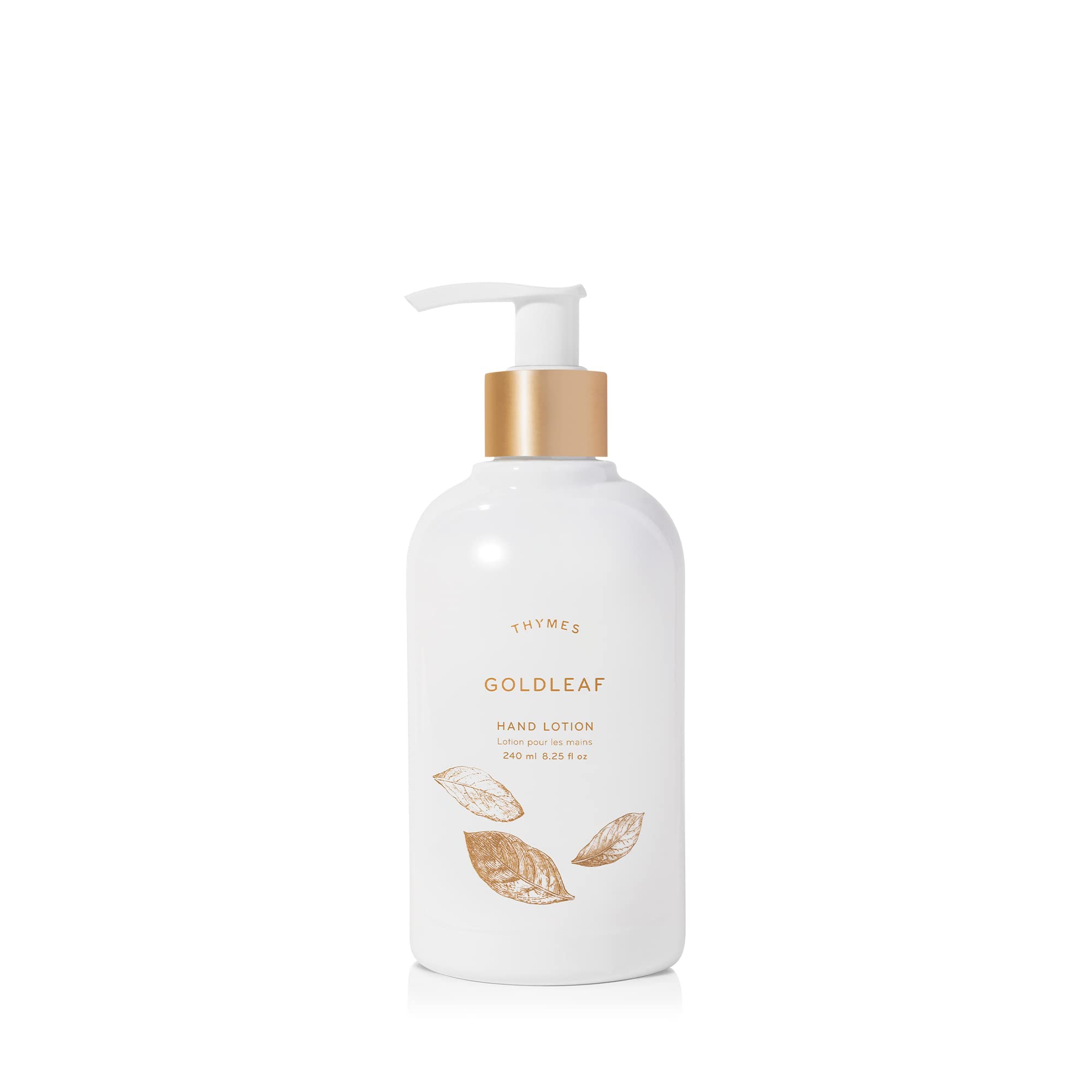 Thymes Hand Lotion Gold Pump - 8.25 Fl Oz - Eucalyptus