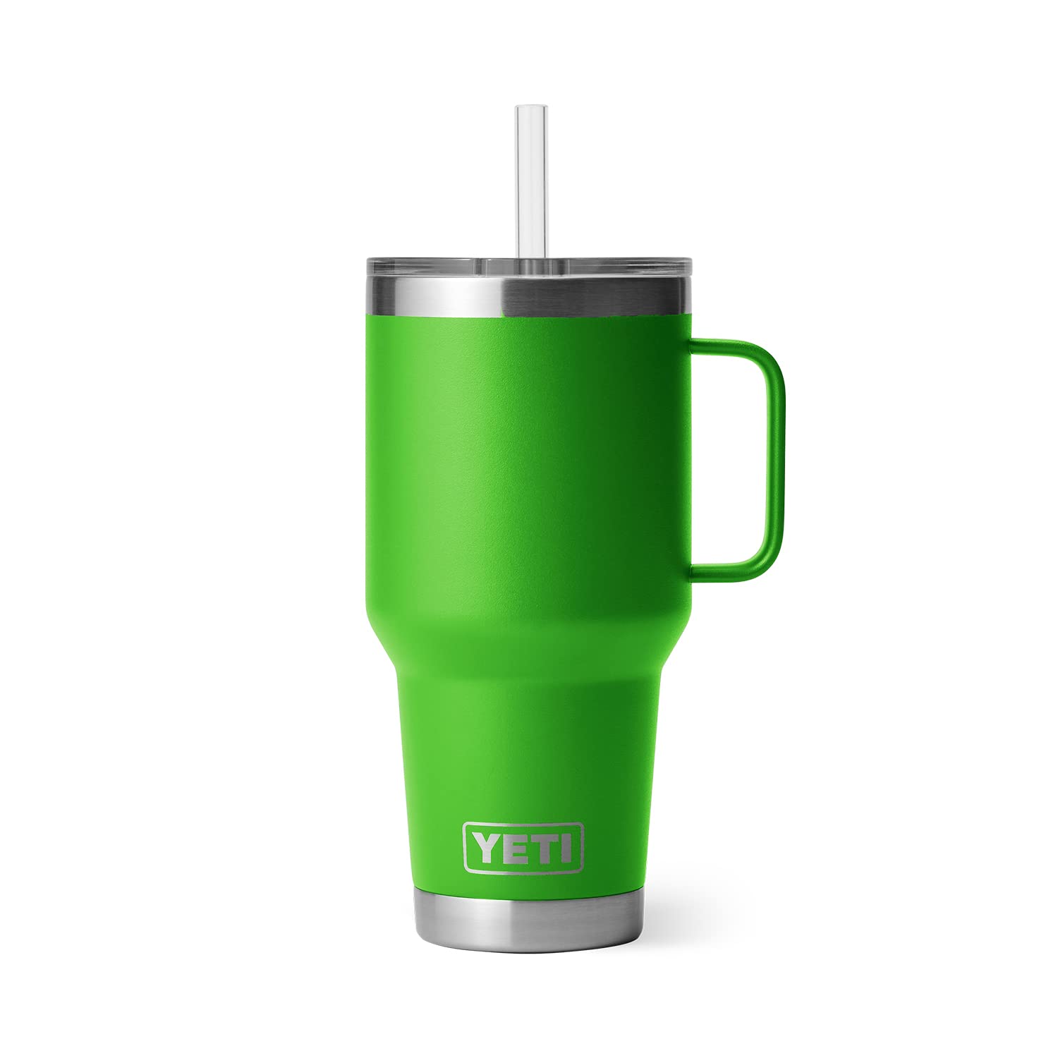 YETI Rambler Tumbler with Handle and Straw Lid, Vacuum Insulated Travel Mug, Stainless Steel