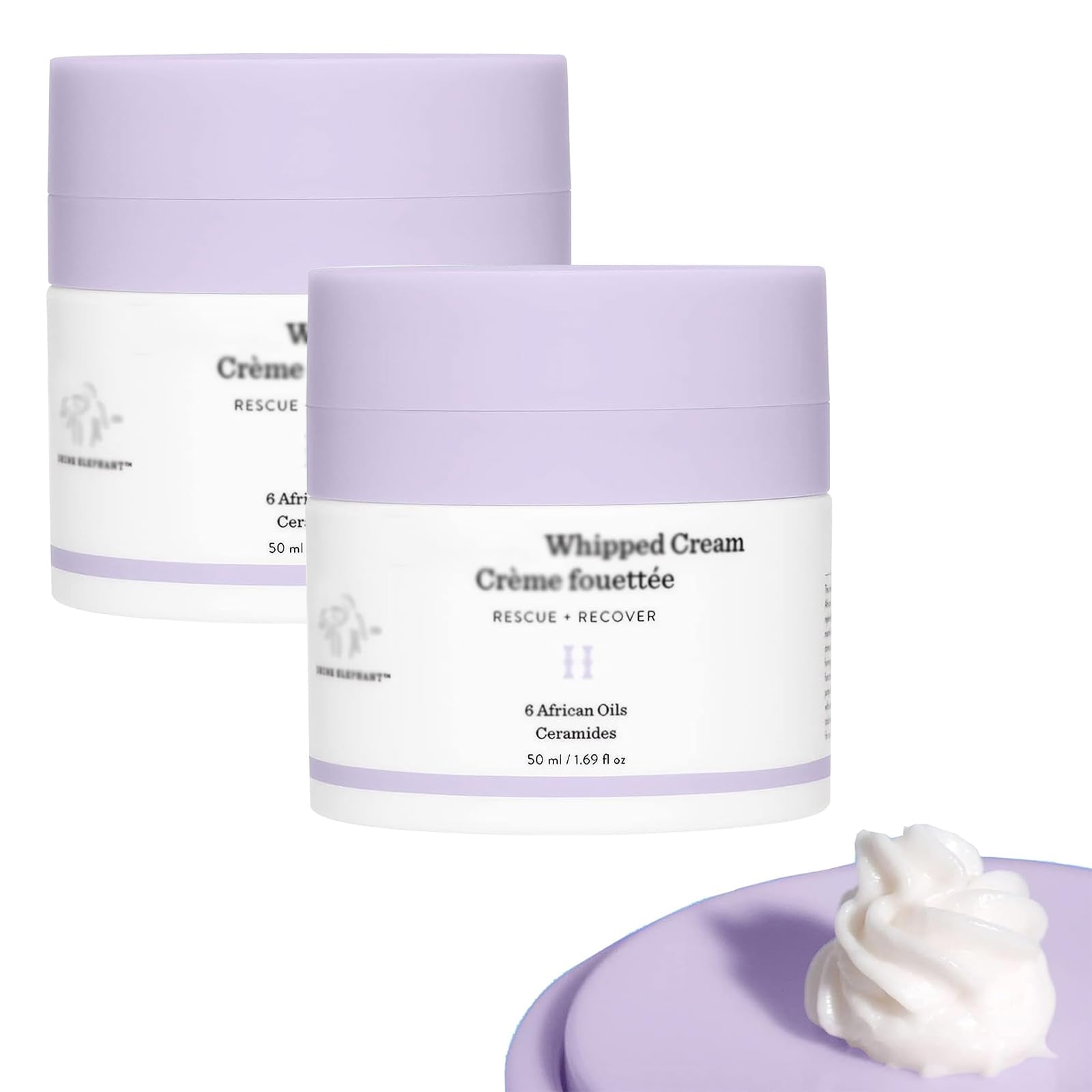 Elephant Bubble Retro Whipped Cream, 50ml Elephant Bubble Whipped Cream, Replenishing Moisturizer for Skin (A-1PCS)