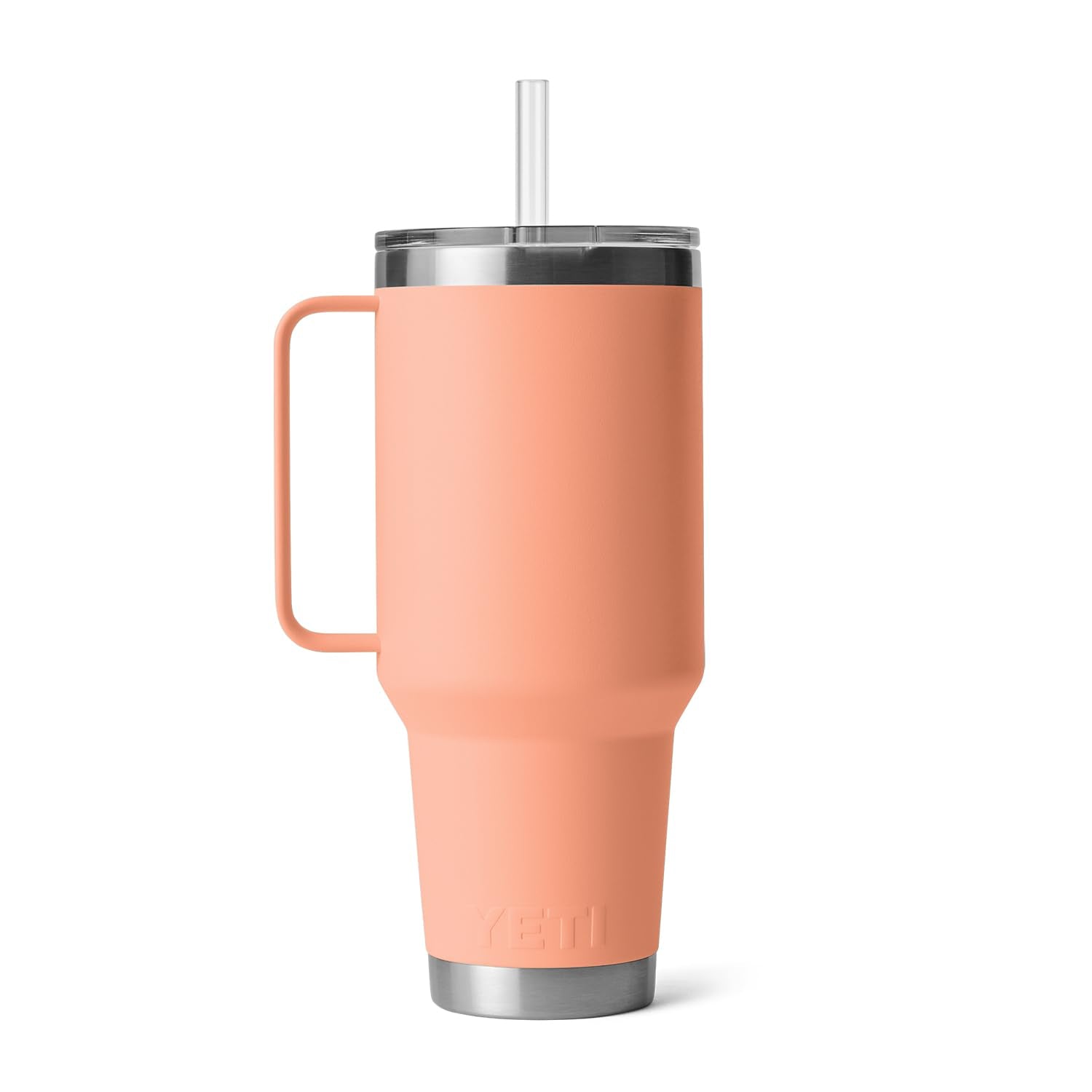 YETI Rambler Tumbler with Handle and Straw Lid, Vacuum Insulated Travel Mug, Stainless Steel