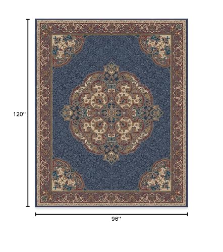 RUGGABLE Disney Traditional Mickey Mouse Washable Rug - Perfect Area Rug for Nursery Playroom Kids Room - Pet & Child Friendly - Stain & Water Resistant - Damask Grey 3&