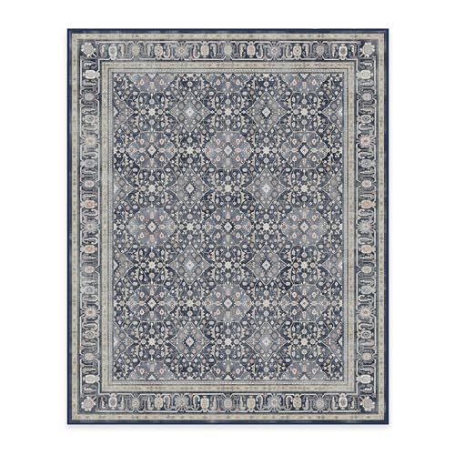 RUGGABLE – Alessia Dark Wood – Machine Washable Area Rug – Pet & Child Friendly – Stain & Water Resistant – Non-Slip – 5&
