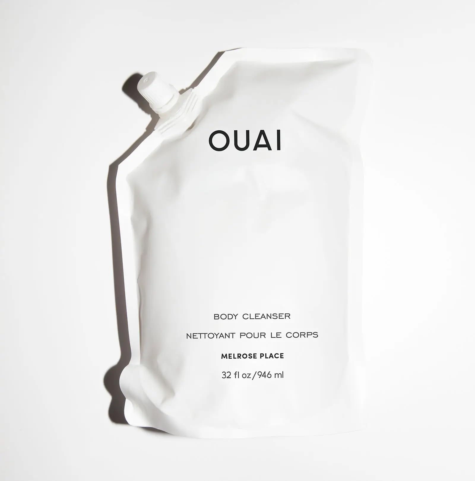 OUAI Body Cleanser, St. Barts - Foaming Body Wash with Jojoba Oil and Rosehip Oil to Hydrate, Nurture, Balance and Soften Skin - Paraben, Phthalate and Sulfate Free Skin Care Products - 10 Oz