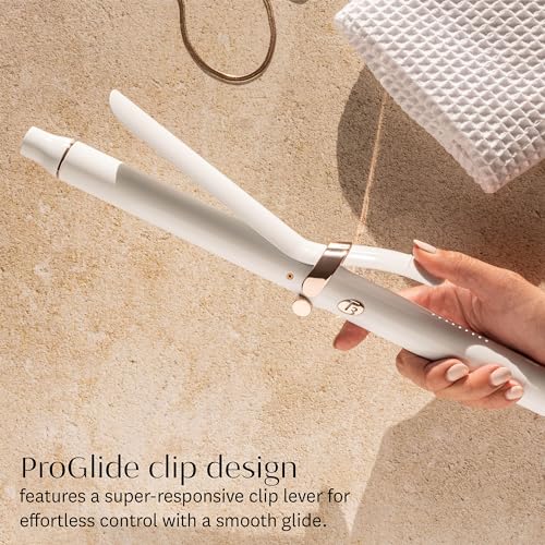 T3 SinglePass Curl X Extra-Long Barrel Curling Iron with 9 Heat Settings and Ceramic Barrel for Fast Styling and Lasting Curl Results on All Hair Types