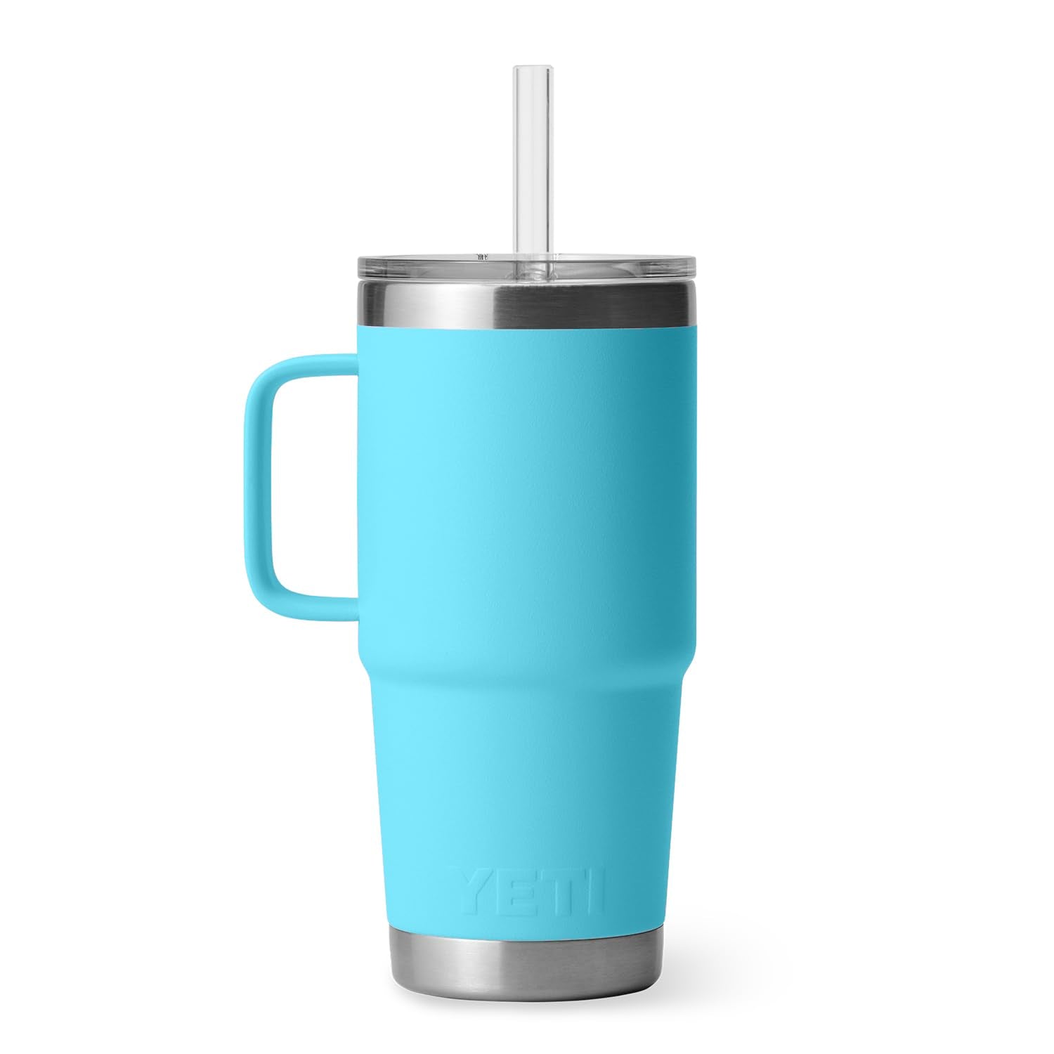 YETI Rambler Tumbler with Handle and Straw Lid, Vacuum Insulated Travel Mug, Stainless Steel