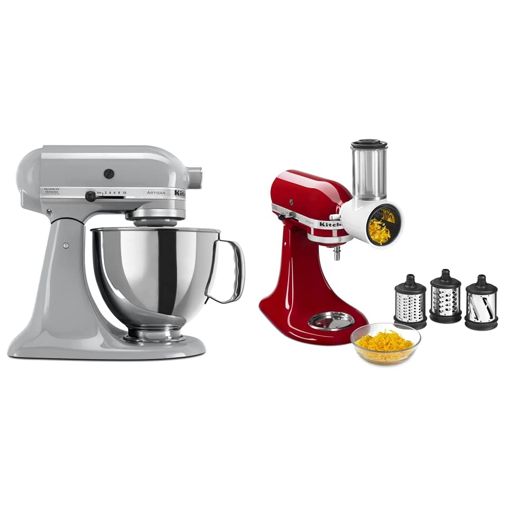 KitchenAid Artisan Series 5-Quart Tilt-Head Stand Mixer, Almond Cream, KSM150PSAC