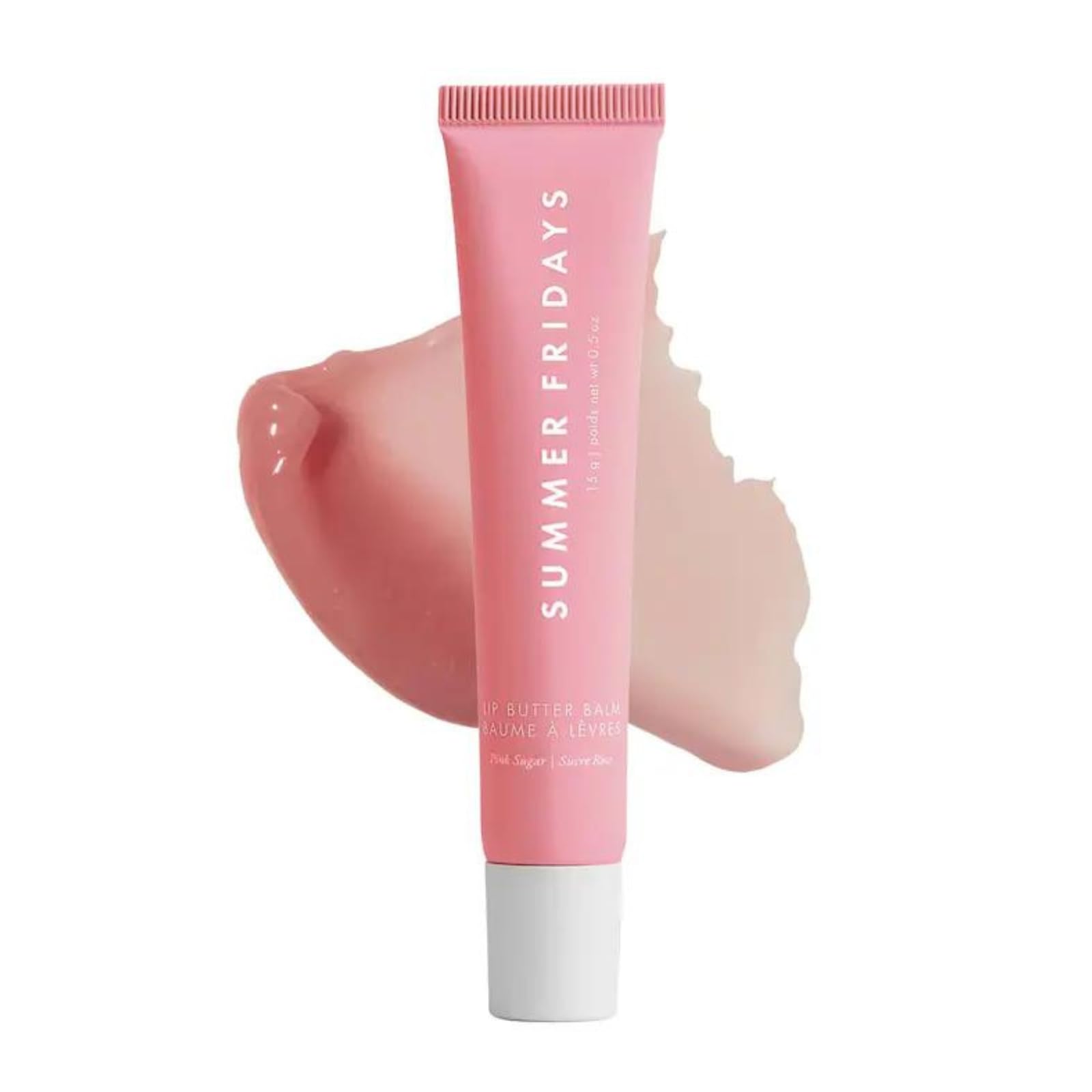 Summer Fridays Lip Butter Balm - Conditioning Lip Mask and Lip Balm for Instant Moisture, Shine and Hydration - Sheer-Tinted, Soothing Lip Care - Vanilla Beige (.5 Oz)