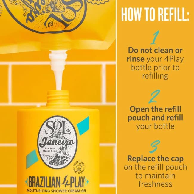 SOL DE JANEIRO Brazilian Play Moisturizing Shower Cream Gel Body Wash