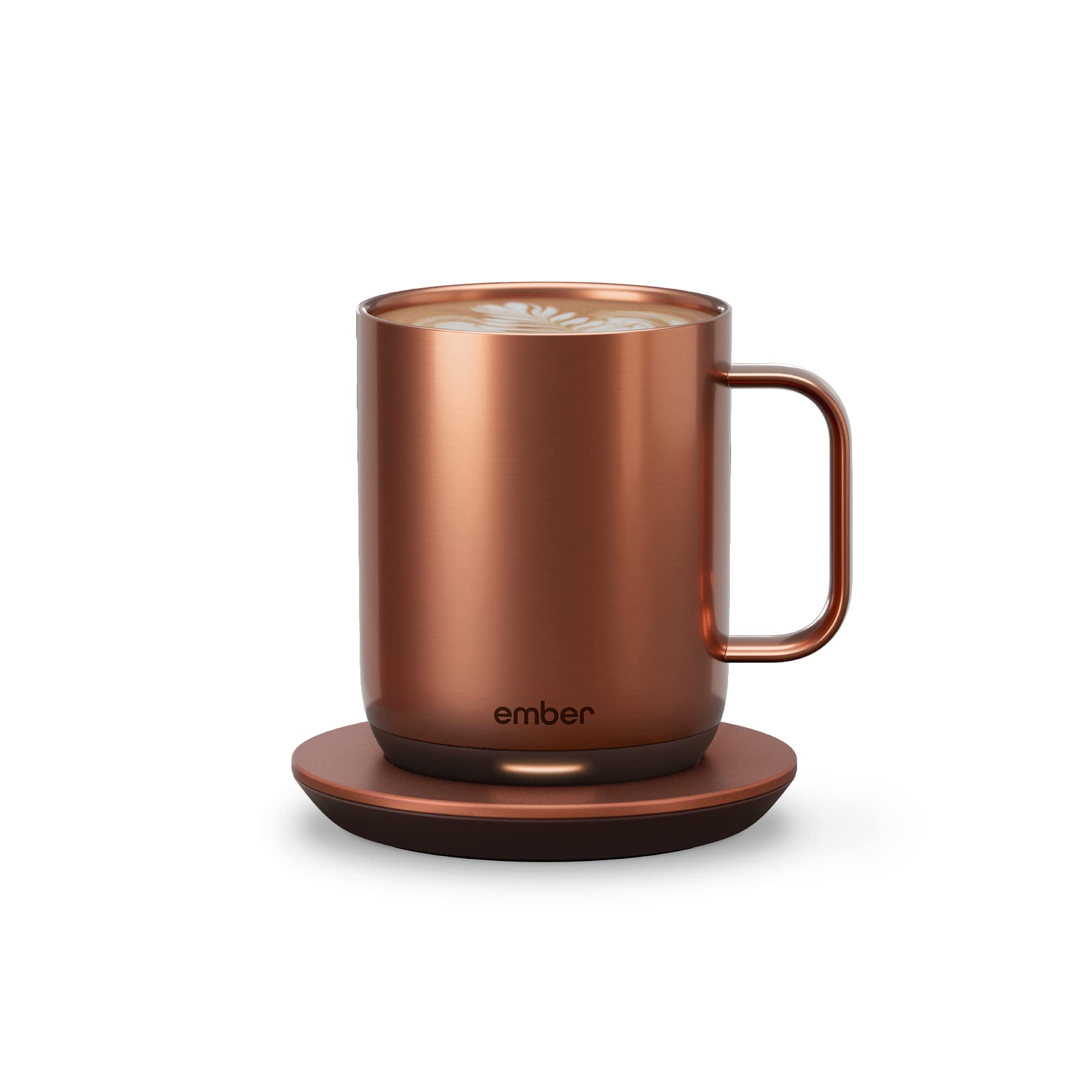 Ember Temperature Control Smart Mug 2, 14 Oz, App-Controlled Heated Coffee Mug with 80 Min Battery Life and Improved Design, White