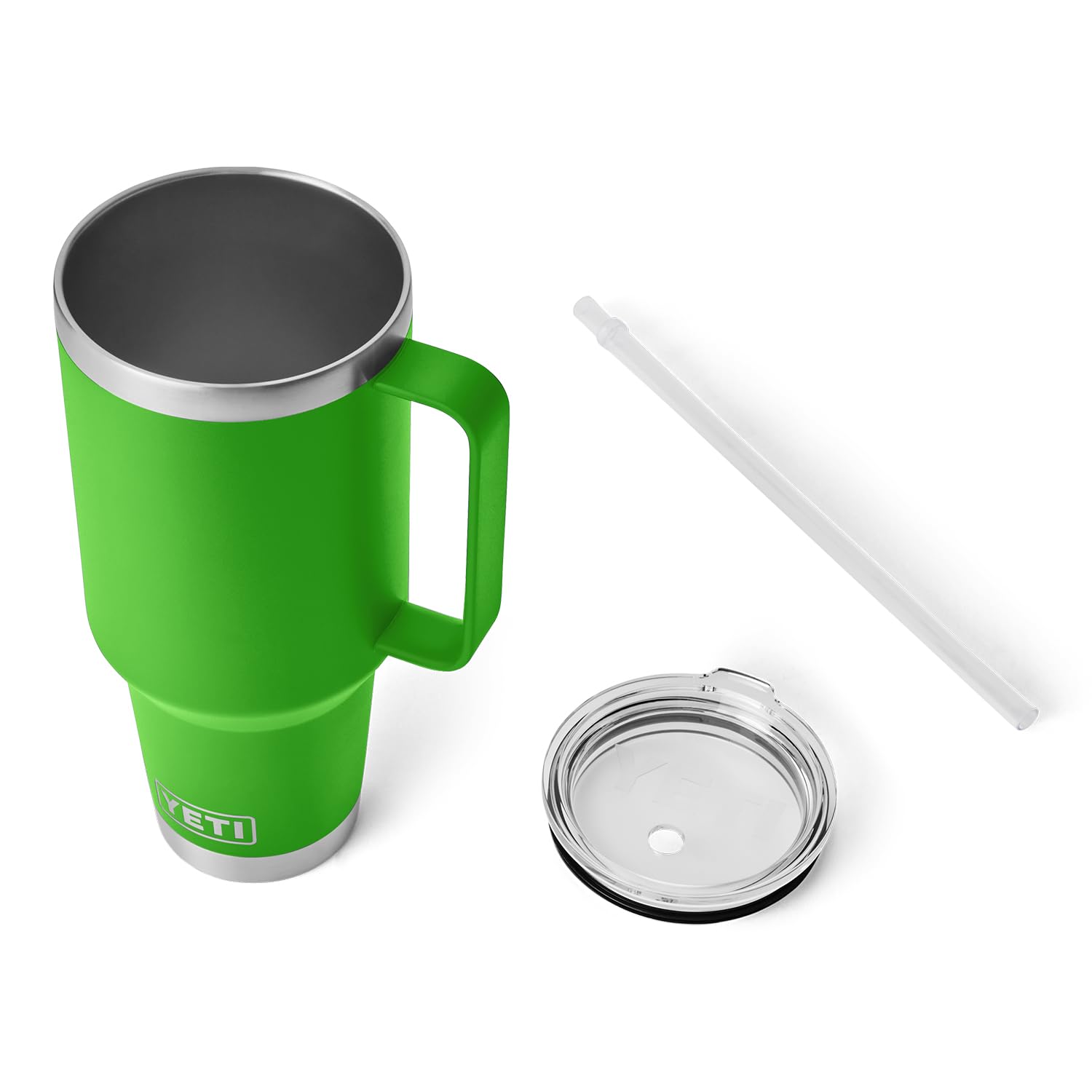 YETI Rambler Tumbler with Handle and Straw Lid, Vacuum Insulated Travel Mug, Stainless Steel