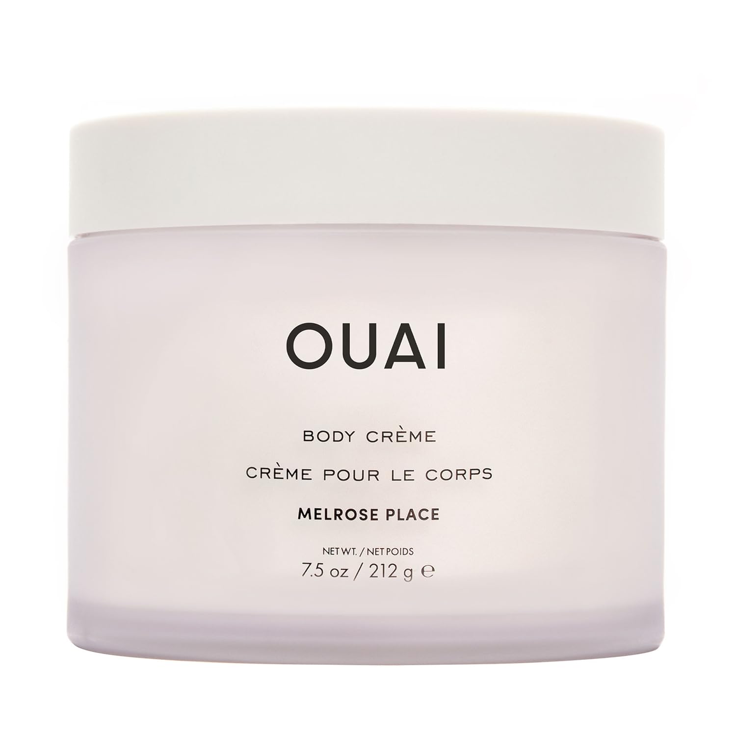 OUAI Body Cream, St. Barts - Hydrating Whipped Body Cream with Cupuaçu Butter, Coconut Oil and Squalane - Softens Skin and Delivers Healthy-Looking Glow - Sulfate-Free Skin Care - 7.5 Oz