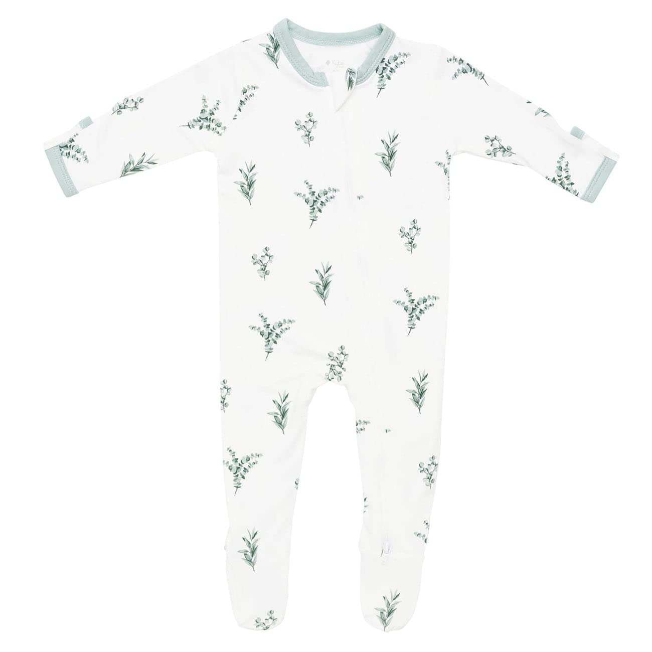 KYTE BABY Unisex Zipper Closure Footies, Rayon Made From Bamboo, 0-24 Months