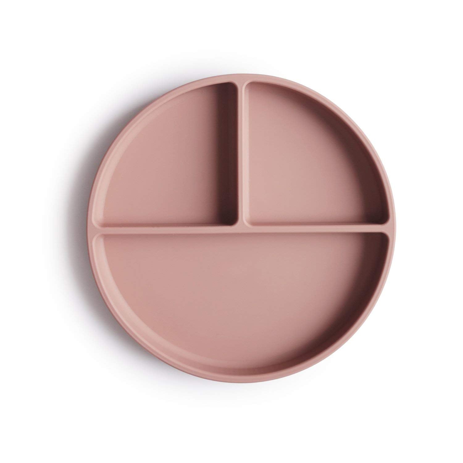mushie Silicone Suction Plate | BPA-Free Non-Slip Design (Ivory)